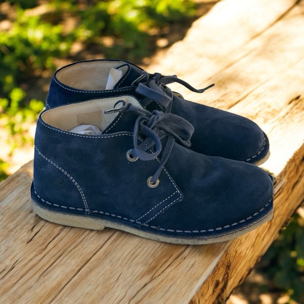 Naturino Boys Chukka Blue Suede Boots